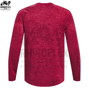 Camiseta Casual de Manga Larga RHINOFLEX GEAR Personalizada para Hombre y Mujer, 220g, Mezcla de Poliéster/Algodón, Antiarrugas, Secado Rápido y Transpirable - Product Image 6