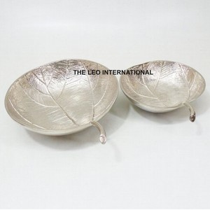 Metal Hat Chip Dip Bowl Restaurant and Hotels <b>Dinnerware</b> Chips and Snacks Serving Bowl Polished Finished Metal Fruits Bowl - Product Image 2