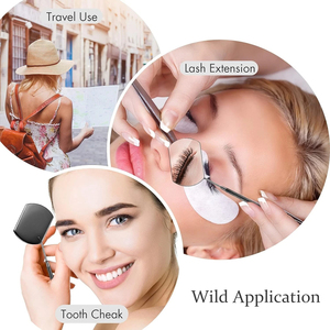 Eyelash Mirror <b>Square</b> Eyelash Extension Mirror Lash Makeup Beauty <b>Tool</b> Handheld Stainless Steel Material Professional Quality - Product Image 6