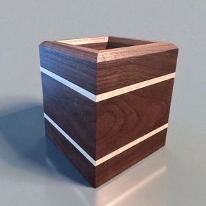 Porte-stylos en bambou, organiseur de bureau en bois pour accessoires de papeterie, porte-stylos en bois personnalisé, organiseur de rangement pour bureau - Product Image 4