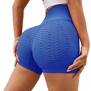 Shorts Deportivos de Mujer de Cintura Alta con Efecto Push-Up, Shorts Cortos para Entrenamiento, Leggings de Yoga Sexys con Control de Abdomen, Sin Costuras, para Fitness - Product Image 1