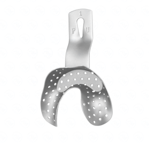 ถาดพิมพ์ลาย ehricke มีรูสำหรับขากรรไกรล่างที่มีฟันบางส่วนได้รับการรับรองโดย Al mida - Product Image 2