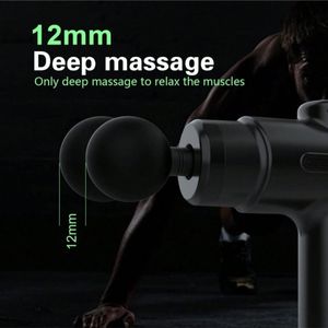 Pistola Massaggiante a Percussione Portatile per Tessuti Profondi, per Atleti, in Materiale ABS, Massaggiatore Muscolare per Schiena e Corpo con 8 Testine Massaggianti - Product Image 3