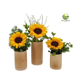 Tasse à boire en bambou naturel, écologique, fabriquée à la main, prix bas, logo personnalisé imprimé, pour le thé et le café, directement de l'usine - Product Image 3