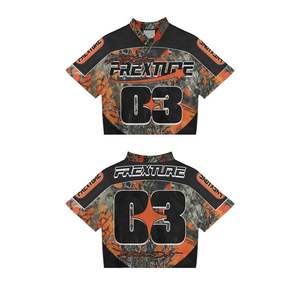 Camiseta Retro de Fútbol Americano Estilo Streetwear, Corte Cuadrado, Personalizada con Sublimación, Malla Transpirable - Product Image 1