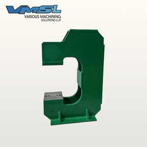 Ensemble en acier inoxydable soudé sur mesure, usiné CNC, boîtier de brochage, équipement industriel structurel avec revêtement en poudre - Product Image 1