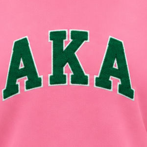 Pink Women Ribbed Knit Crewneck Sweatshirt Embroidered Letter <b>Pullover</b> Long Sleeve Casual College Style <b>Jumper</b> Custom Apparel - Product Image 6