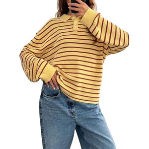 Chemises polo pour femmes en coton/polyester, grandes tailles, vente en gros d'usine, chemises polo surdimensionnées pour femmes - Product Image 1