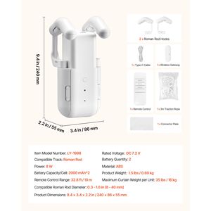 Apri Tende Smart Wire Mini con Controllo Tramite App e Hub Compatibile con Alexa/Google - Product Image 4