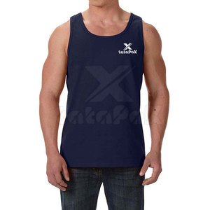 Chaleco Deportivo Informal de Punto Transpirable con Logotipo Personalizado para Hombre, para Fisicoculturismo, Deportes, Duradero, Ligero, de Algodón - Product Image 4