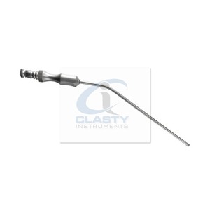 Tube d'aspiration ORL Zoellner de qualité médicale, instrument chirurgical personnalisé en acier inoxydable pour l'élimination du cérumen, alimentation manuelle - Product Image 3
