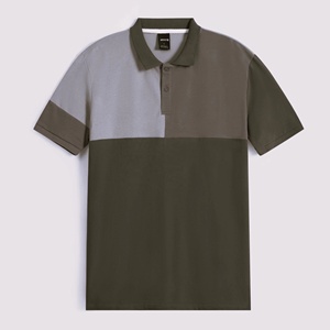Hombres de alta calidad 100% algodón para Polos logotipo personalizado botón manga corta 200-220gsm cuello empalmado listo enviar al por mayor - Product Image 3