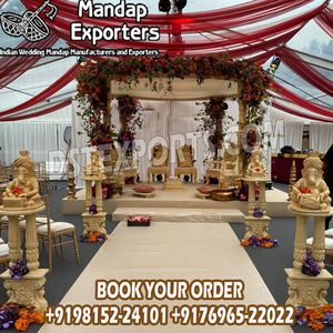 South Indian Wedding Archway <b>Decor</b> with <b>Elephants</b> Luxury Wedding Archway for Indian Wedding Ceremony Decoration - Product Image 2