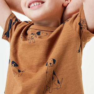 Ensembles d'été personnalisés pour enfants, tendance 2026, vente en gros, 100 % coton respirant, chemises et shorts confortables - Product Image 6