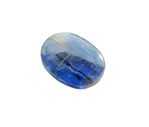 คุณภาพดีธรรมชาติสีฟ้า Cyanite Cabochon รูปไข่ขนาดแหวนที่สมบูรณ์แบบเครื่องประดับหลวมแท้ทําอัญมณีขายจํานวนมาก OEM - Product Image 1