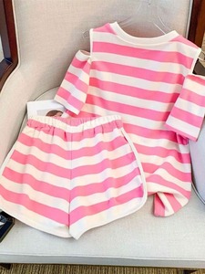 Women's Summer Set 100% Cotton <b>Lightweight</b> Breathable Solid Digital Print Customizable Casual Daily Wear - Product Image 3