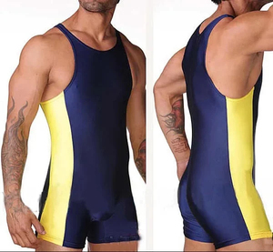 Hot Selling High Quality Reversible Printed Customized Wrestling <b>Singlet</b> OEM Design Sublimated <b>Men</b> - Product Image 3
