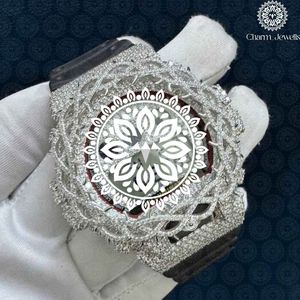 Montre de luxe Charm Jewells en acier inoxydable, cadran carré analogique 40 mm, mouvement mécanique, verre saphir, unisexe, étanche 10 bars - Product Image 4