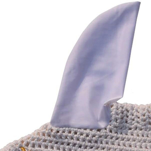 High Performance Horse Ear Bonnet UV Protection Soft Knitted Fly Veil Professional <b>Equestrian</b> Gear by Standard International - Product Image 2