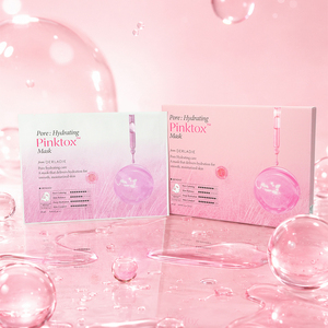 DERLADIE Masque Visage Hydratant Vegan au Niacinamide Pinktox pour les Pores, Hydratation Profonde, Apaisant, Équilibrant le Sébum, Soin Coréen, 5 pièces - Product Image 1