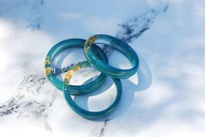 Handmade Christian Customized <b>Resin</b> Ring for Women Elegant <b>Epoxy</b> Statement Ring Unique Fashion Jewelry Gift Wholesale - Product Image 5
