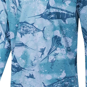 Chemise de pêche à manches longues pour homme avec capuche, protection solaire UPF 50, séchage rapide - Product Image 2