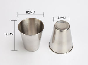 Juego de 4 Vasos de Acero Inoxidable Imra Impex con Estuche de Cuero, Logotipo y Color Personalizados, Portátil para Viajes, Camping y Whisky - Product Image 5