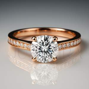 Bague solitaire à diamant rond la plus vendue pour un usage quotidien, au bureau et pour un style élégant, bague de fiançailles et de mariage pour elle - Product Image 2