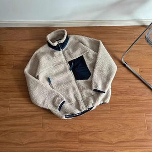 Chaqueta con Capucha de Lana para Hombre, Estilo Urbano, Diseño Único Hecho a Mano, Nueva Moda, Cuello Alto, Impermeable para Invierno - Product Image 4