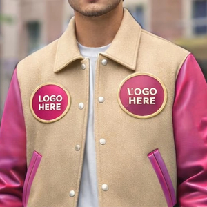 Veste universitaire personnalisée avec logo, vente en gros OEM, veste de baseball de haute qualité pour hommes, femmes et unisexe, veste de baseball universitaire - Product Image 1
