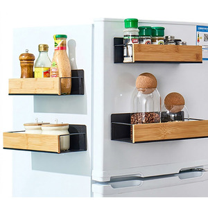 Support magnétique pour épices, organisateur de rangement magnétique pour réfrigérateur de cuisine - Product Image 1