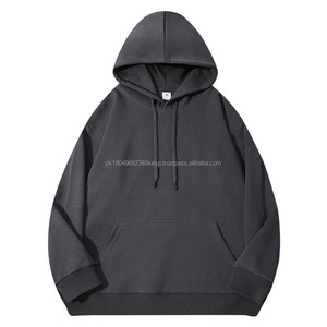 Sweat-shirt en coton polyvalent pour homme et femme pour l'automne et l'hiver, couleur unie, haut de sport décontracté, respirant, sweat-shirt de sport - Product Image 2