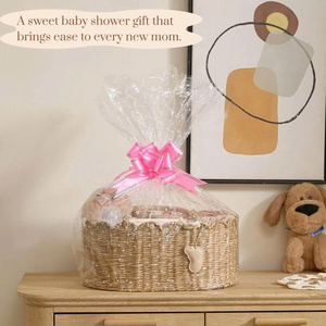 Cesta de Almacenamiento de Pañales de Seagrass, Espaciosa, Ideal para Bebés, Práctica para el Exterior, Duradera y Encantadora - Product Image 5