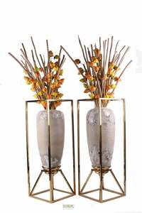 Élégant support de présentation de plantes en fonte, style ferme, durable, pour intérieur/extérieur, support de pot de fleurs en métal - Product Image 4