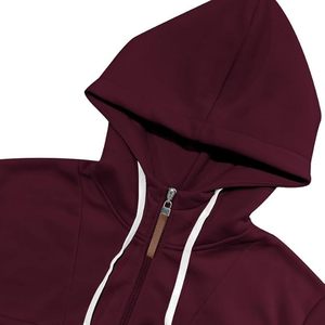Sweat-shirt à capuche en polaire pour homme, couleur unie, décontracté, léger, tendance, idéal pour les vacances et les voyages, confort optimal - Product Image 5