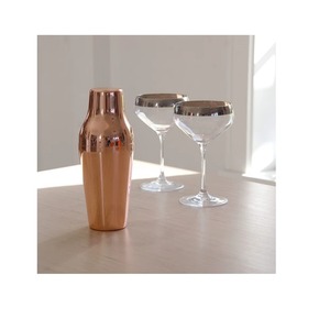 Juego de Coctelera de Cobre, Moderno, Redondo, de Metal, Utensilios de Bar Duraderos de Acero Inoxidable - Product Image 5