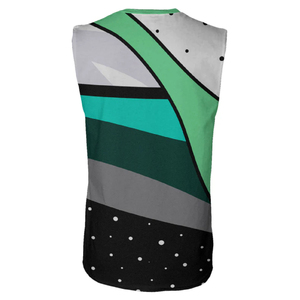 Débardeur de gymnastique sans manches à logo personnalisé unisexe 200 grammes de vêtements d'entraînement décontractés respirants avec motif d'impression unique - Product Image 2