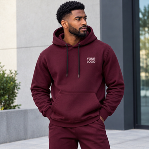 Sweat-shirt à capuche léger pour homme, à manches longues, avec poche kangourou, pour les sports décontractés et les voyages - Product Image 1