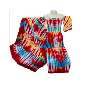Vêtements islamiques traditionnels indiens pakistanais Salwar kameez khadr fait à la main chemise tie dye élégante robe musulmane Pishwas - Product Image 1