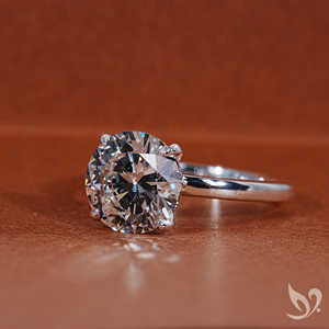 3CT Round Lab Grown Diamond Engagement & Wedding <b>Ring</b> IGI Certified 14K Solid white Gold Solitaire <b>Custom</b> Jewelry Manufacturer - Product Image 2