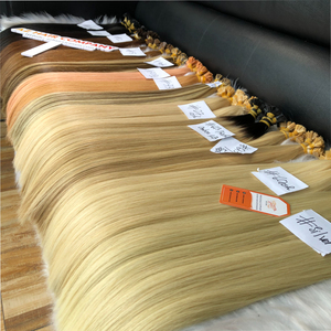 100% ต่อผมมนุษย์แบบไม่ผ่านกระบวนการสองชั้นปลายแบนเรียบเนียน - Product Image 4
