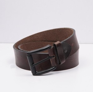 Ceinture en cuir véritable pour homme, tendance, de luxe, OEM, avec logo personnalisé, boucle à ardillon de qualité, vente en gros, haute qualité, mode - Product Image 1