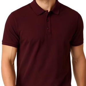 Camiseta de Golf Unisex de Forro Polar de 240 g/m², Sólida, de Media Manga, Transpirable, de Alta Calidad, Informal, para Hombre - Product Image 1