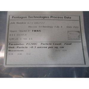 AMAT 0020-23278 Escudo Superior, SST, 8", INT, 112707 - Equipo y Piezas de Semiconductores de Confianza de la Marca Global Legacy - Product Image 1