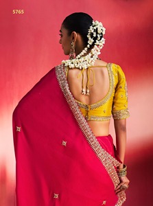 Sari indio de diseño hermoso y moderno, estilo Bollywood, de seda suave con lentejuelas, para fiestas y bodas, de alta calidad, al por mayor. - Product Image 2