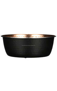 Bol en céramique pour animaux domestiques avec design émaillé noir et blanc Parfait pour la maison et le jardin Article de qualité supérieure - Product Image 6