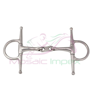Mosaïque Impex Haute Qualité butur Cheval Bit Demi-Joue Solide Bouche Jointe Équipement de Course de Chevaux Fabriqué au Pakistan - Product Image 6
