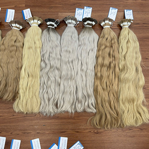 สินค้าขายดี ผมเวอร์จิ้นเวียดนามแท้ 100% แบบลอนธรรมชาติ สีธรรมชาติ ต่อผมแบบ I-tip เคราติน คุณภาพสูงมาก ราคาขายส่ง ไม่พันกัน - Product Image 6