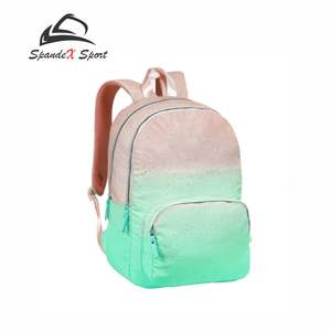 Sacs scintillants 100% polyester personnalisés pour l'école, le collège, les enfants et les femmes, unisexes, fabrication OEM ODM, logo personnalisé. - Product Image 2