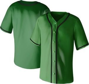 Baseball Jersey <b>Button</b> Down Hip Hop Personalized Sport T Shirts Tops for Boys Girls - Product Image 2